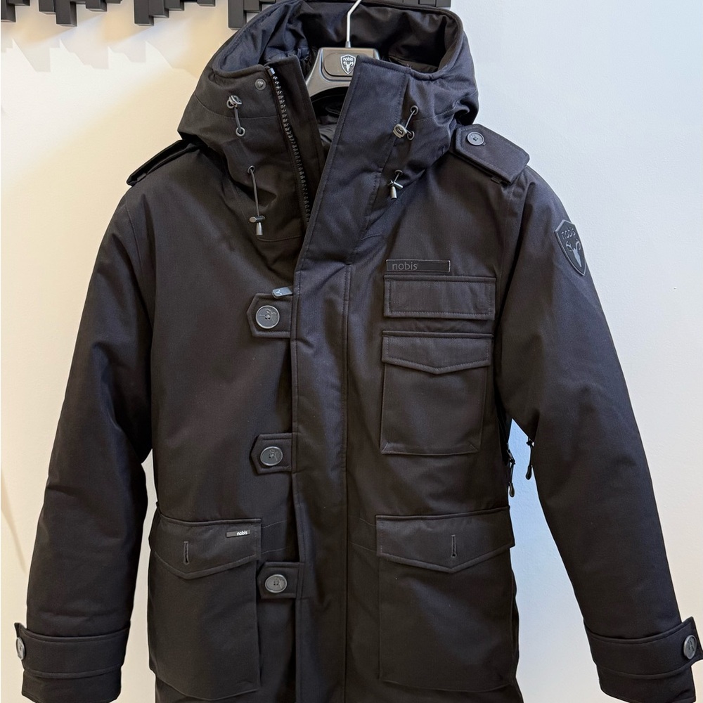 Men's Black Military Field Jacket